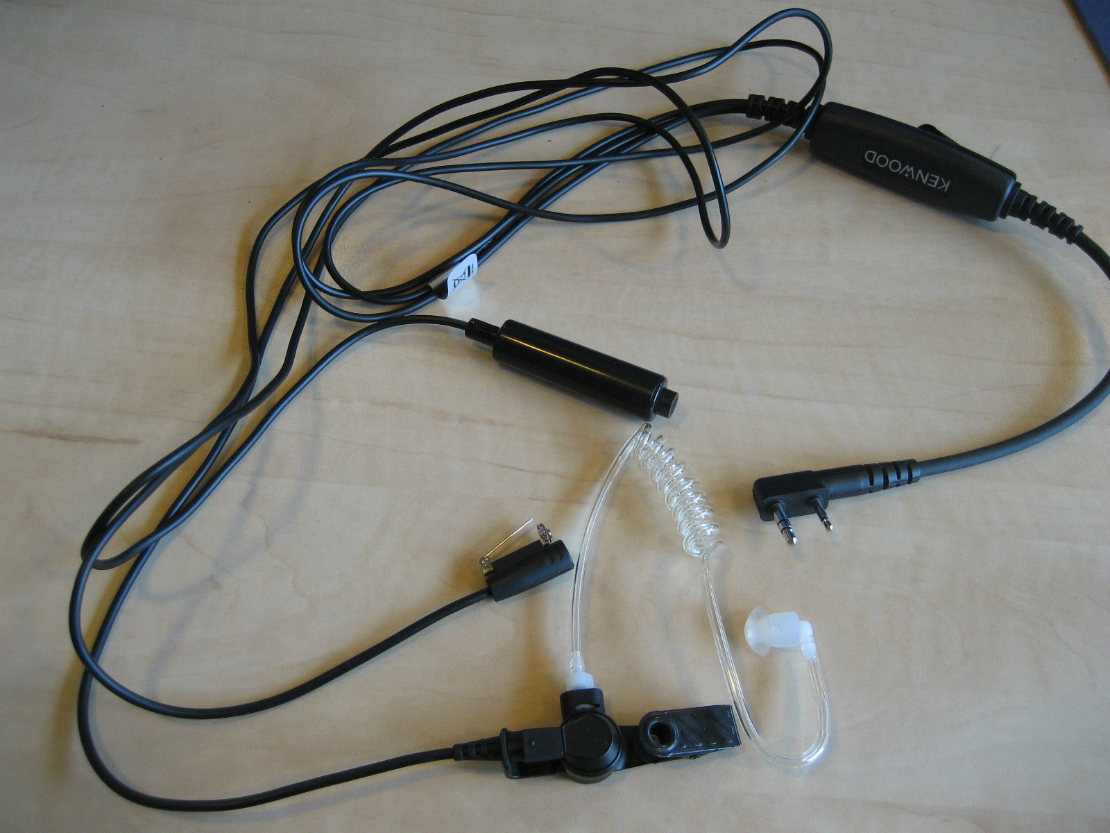 建伍KENWOOD原裝耳機KHS-9BL 三線耳機 對講機耳機